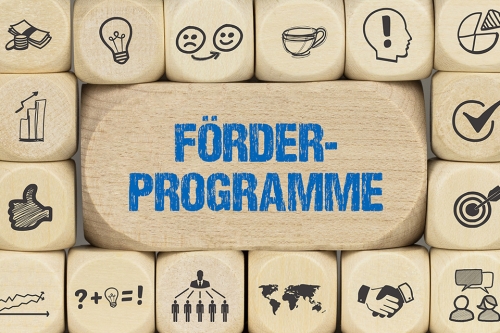 Schriftzug Förderprogramm